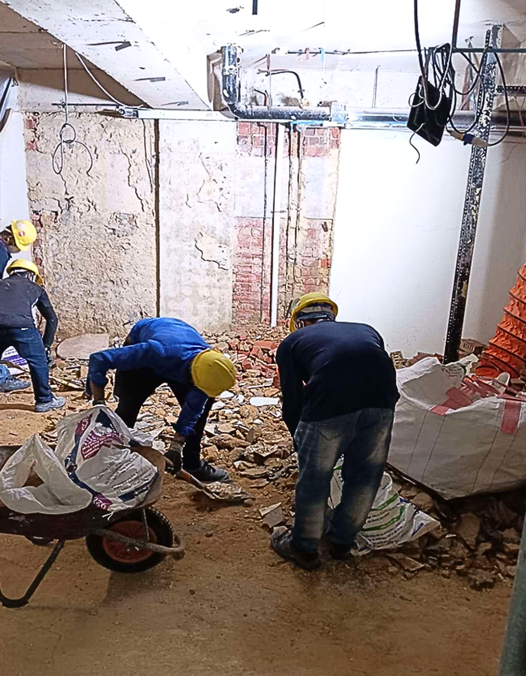 Commercial demolition work at 29 Wilby Road Singapore