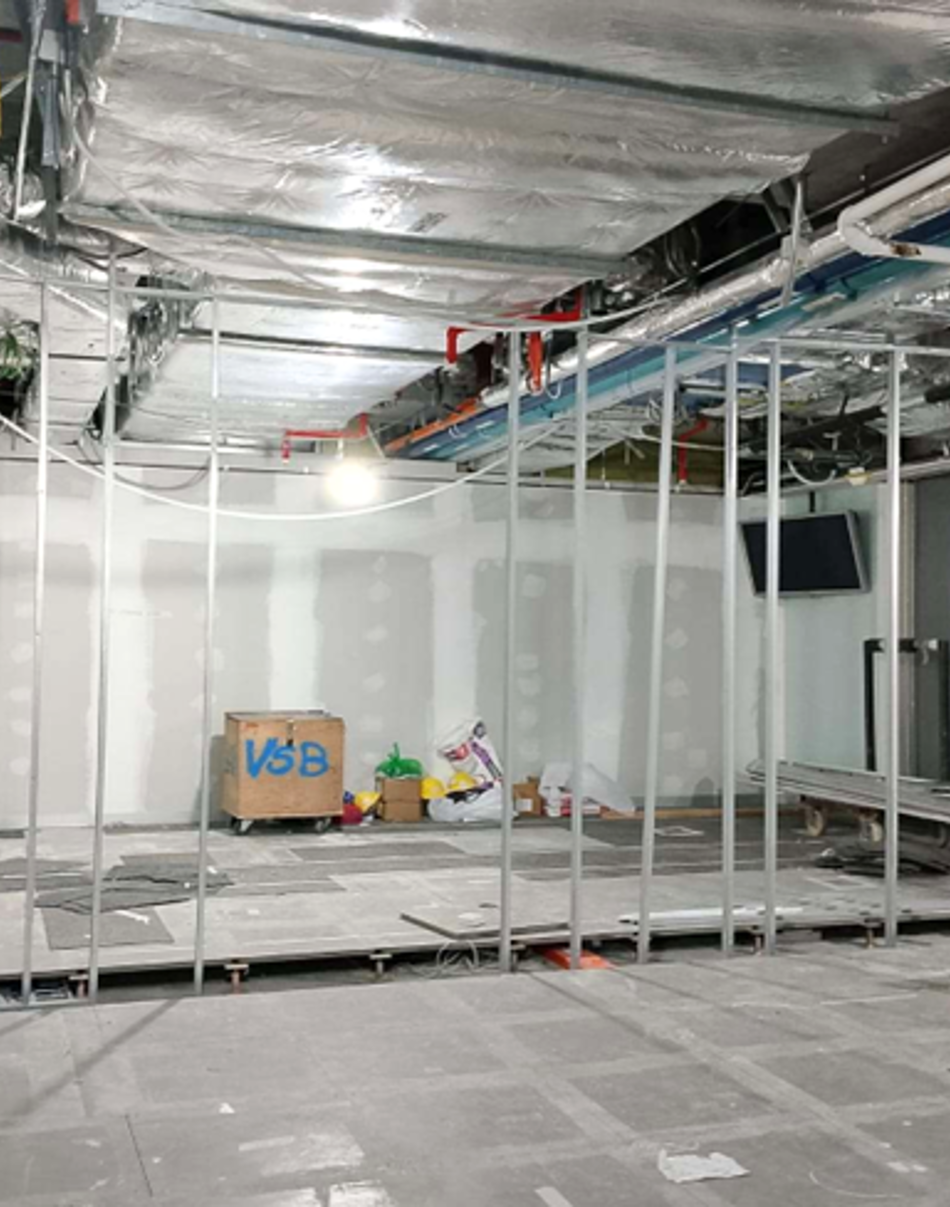 Before partition installation at Asia Square Tower